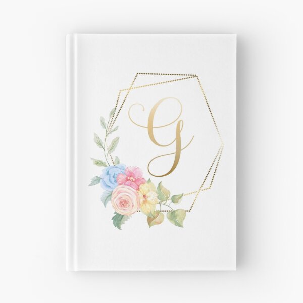 Item preview, Watercolor Floral Gold Monogram - Letter G designed and sold by Grafixmom.