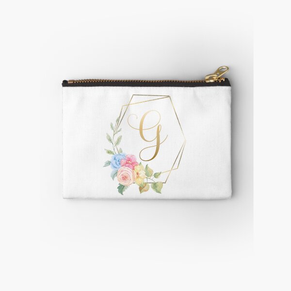 Item preview, Watercolor Floral Gold Monogram - Letter G designed and sold by Grafixmom.