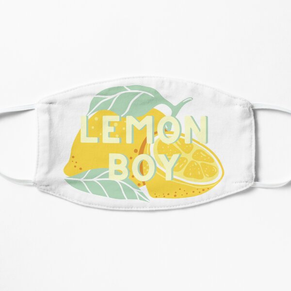 Lemon Boy // Cavetown Ilustración Mascarilla plana