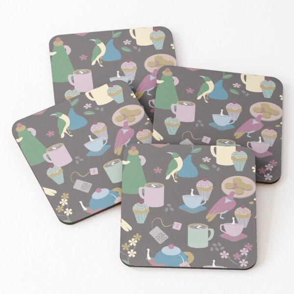 Item preview, Birds at the Cafe designed and sold by Colour Angel by KV.