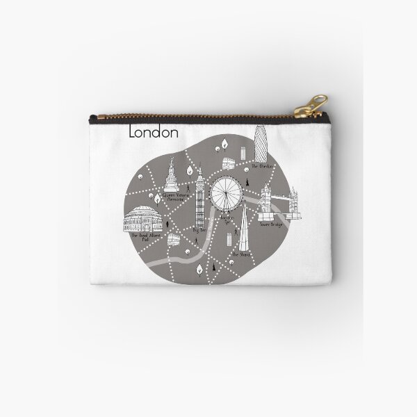 Artikelvorschau, London Karte - Grau entworfen und verkauft von aMano-mapping.