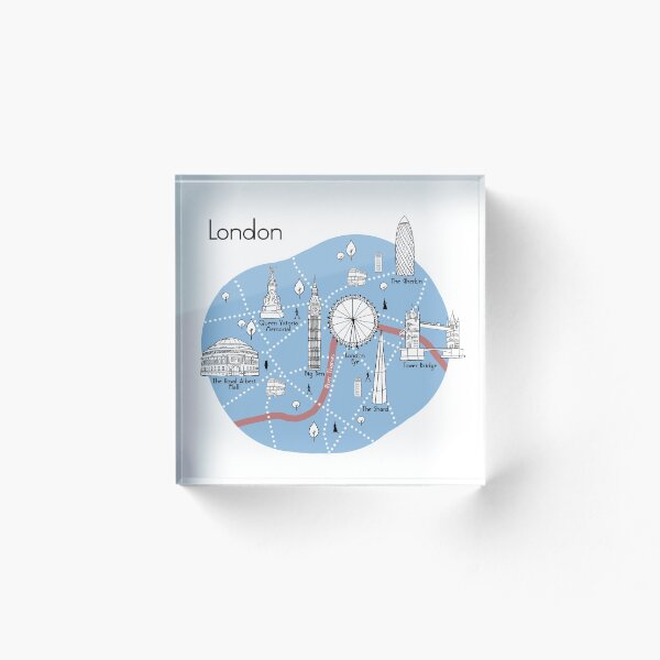 Artikelvorschau, London Karte - Original entworfen und verkauft von aMano-mapping.
