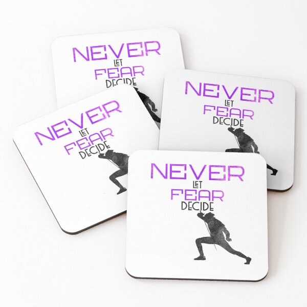 Item preview, NEVER LET FEAR DECIDE designed and sold by Ethos Bubbles.