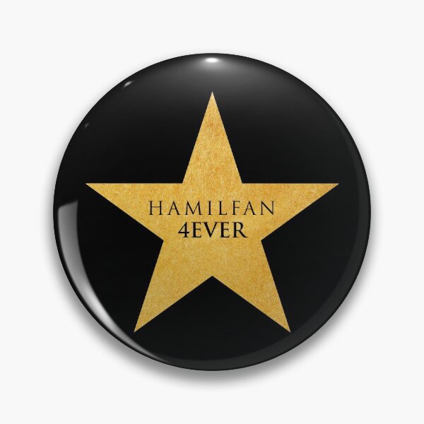 Item preview, HAMILFAN 4EVER, Broadway lovers, musicals fan, hamilfans, hamilnerds, theater, star, golden black designed and sold by frikybomb.