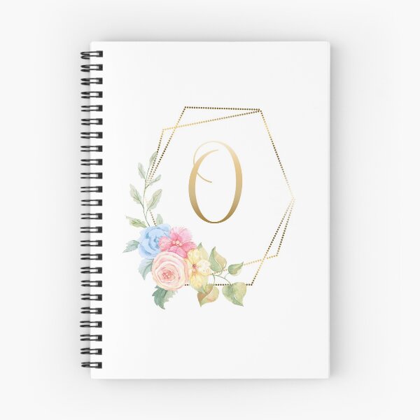 Item preview, Watercolor Floral Gold Monogram - Letter O designed and sold by Grafixmom.