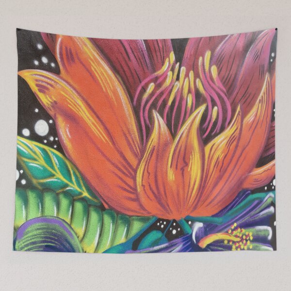 Artikelvorschau, Lotus an der Wand entworfen und verkauft von Groovy Gringa.
