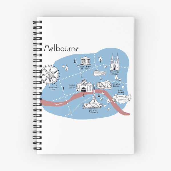 Item preview, Mapa de Melbourne - Original designed and sold by aMano-mapping.