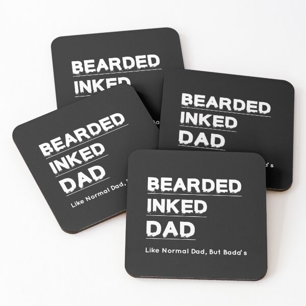 Item preview, Bearded Inked Dad Like Normal Dad But Badas designed and sold by Mr-tach.