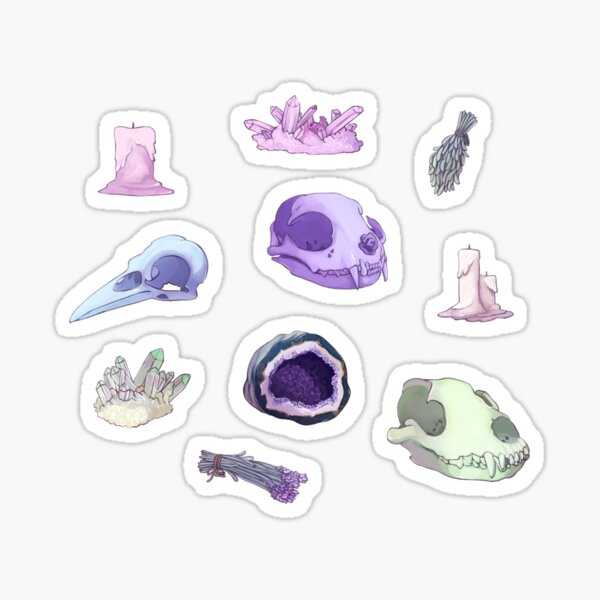 Pastel Enchanted Goods Sticker Sheet Sticker
