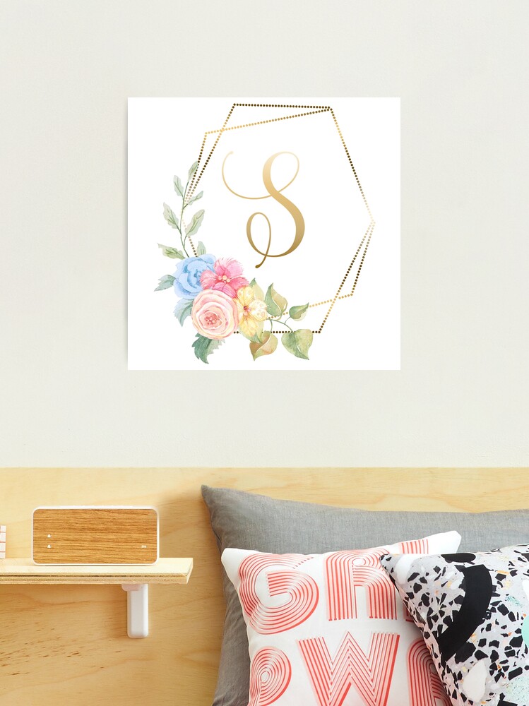 Gold Nursery Wall Large Monogram Letters - Monogram Wall Hanging