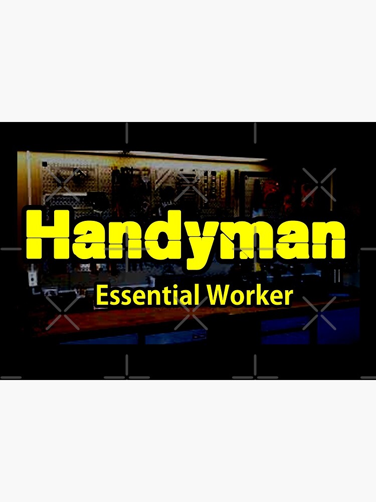 Handyman Essential Worker design by Mbranco