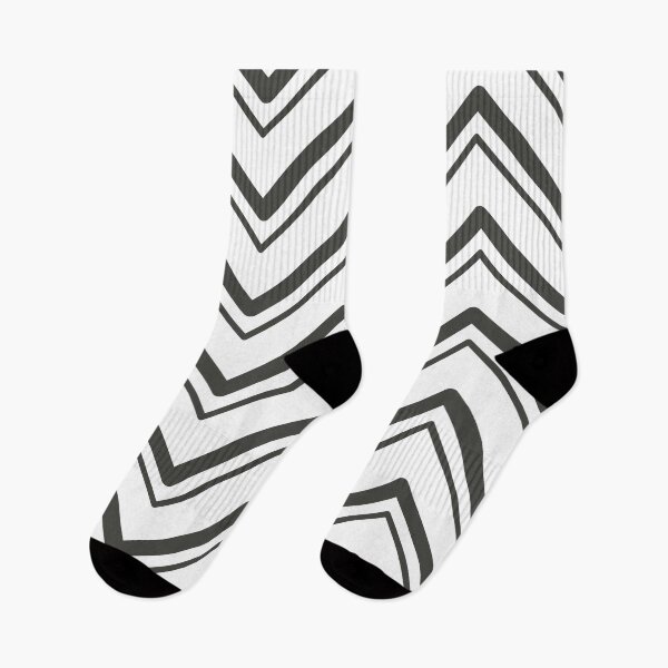 Item preview, Black And White Abstract Zigzag Lines designed and sold by hexdecor.
