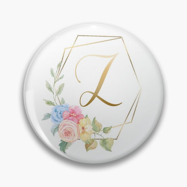 Item preview, Watercolor Floral Gold Monogram - Letter Z designed and sold by Grafixmom.