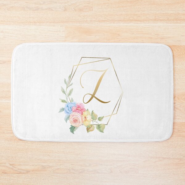 Item preview, Watercolor Floral Gold Monogram - Letter Z designed and sold by Grafixmom.