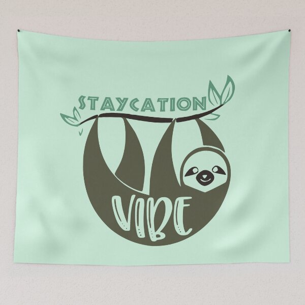 Item preview, Staycation Vibe Sloth designed and sold by CrystalRaen.