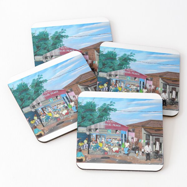 Tommy Machaba - Over at the Shebeen Coasters (Set of 4)