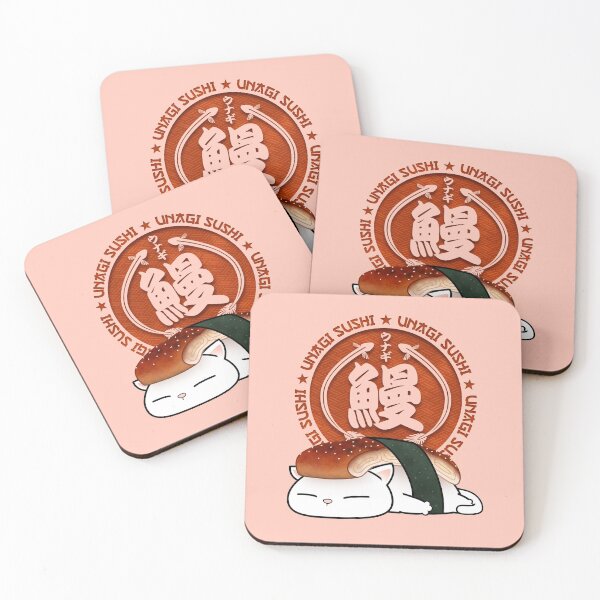 Item preview, Chubby Cats Unagi Sushi Cat  designed and sold by Takeda-art.