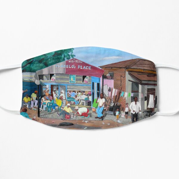 Tommy Machaba - Over at the Shebeen Flat Mask