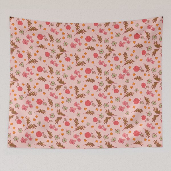 Item preview, patrón floral de hello kitty designed and sold by haleywrose.