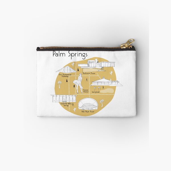 Item preview, Palm Springs Map - Yellow designed and sold by aMano-mapping.