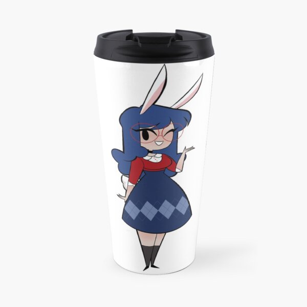 Bunny Librarian Lina Formal Travel Mug