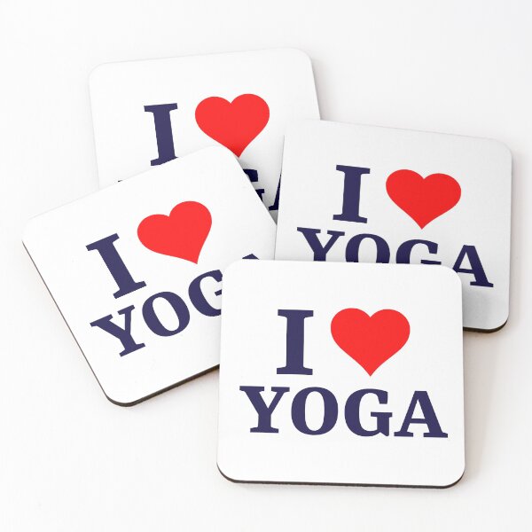 Item preview, I Love Yoga designed and sold by CatArtStore.
