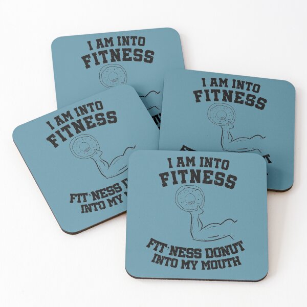 Item preview, Distressed I am Into Fitness Fit´ness Donut into My Mouth t shirt designed and sold by Dan66.