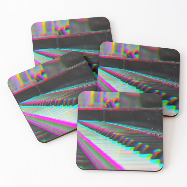 Item preview, Vaporwave-Themed Piano Design designed and sold by Dator-Abstracts.
