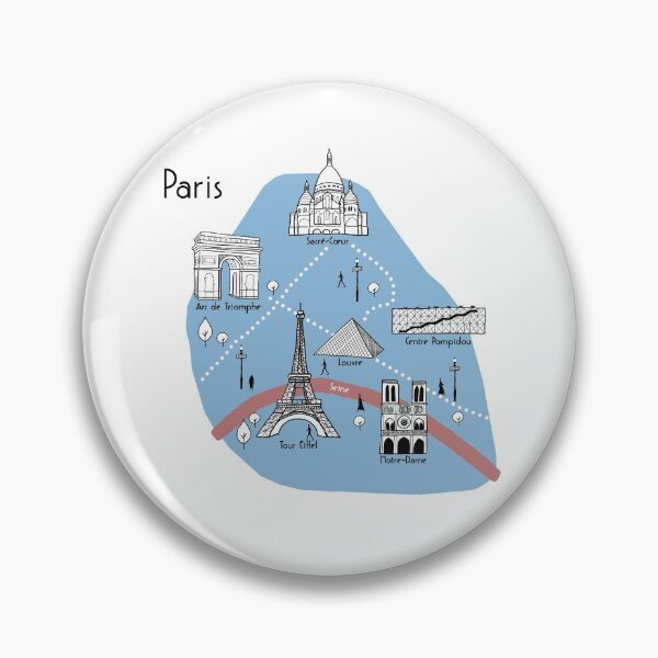 Item preview, Paris Map - Original  designed and sold by aMano-mapping.