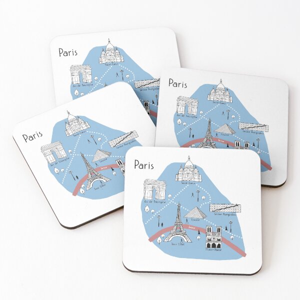 Item preview, Paris Map - Original  designed and sold by aMano-mapping.