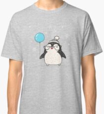 Christmas Penguin Balloon Classic T-Shirt