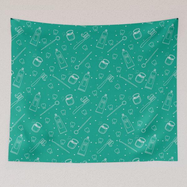 Item preview, Dental Hygienist Seamless Pattern designed and sold by Alawstrations.