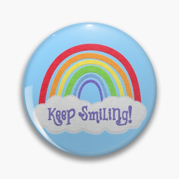 Item preview, Keep Smiling! | Faux Felt | Art by Cherie(c)2020 designed and sold by CheriesArt.