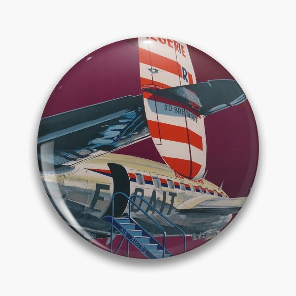 Item preview, Air Algerie vintage travel poster designed and sold by stickart-marek.