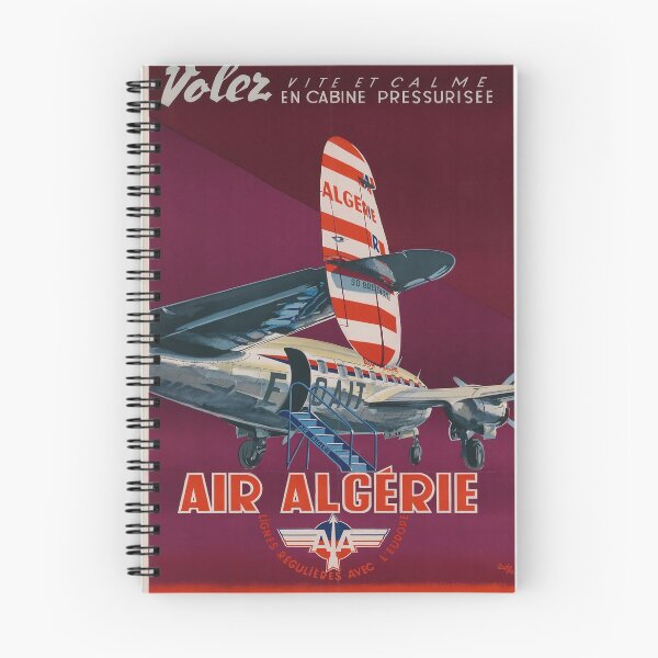 Item preview, Air Algerie vintage travel poster designed and sold by stickart-marek.