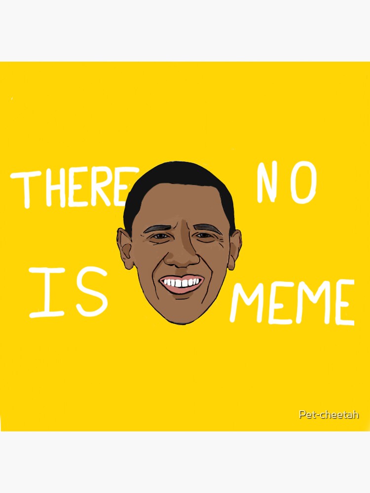 Ryan Gosling Obama movie meme Sticker for Sale by DrMemes