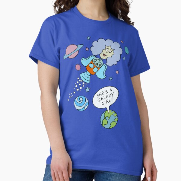 Aperçu de l'œuvre Janet interplanétaire – Fille de la galaxie créée et vendue par 13thFloorDesign.