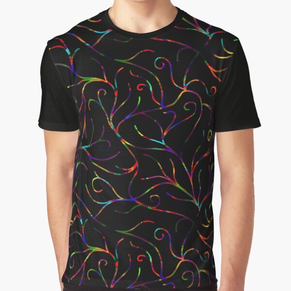Black Velvet, Rainbow Vines Graphic T-Shirt