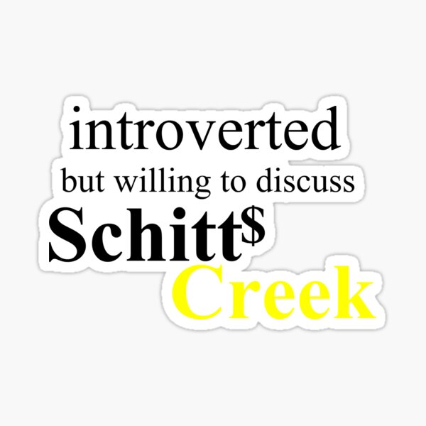 Introverted - SC blk Sticker