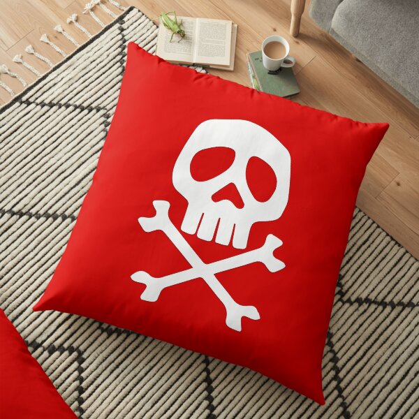 Pirate skull Floor Pillow