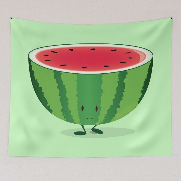 Item preview, Ilustración sonriente de sandía designed and sold by Melissa Patton.