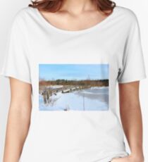 The Herrestadsjön bridge II Women's Relaxed Fit T-Shirt