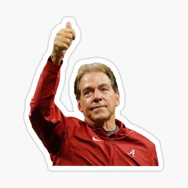 Nick Saban Approves Sticker Sticker