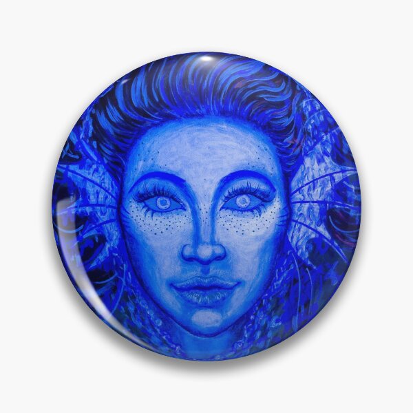 Item preview,  there is a phenomenon that makes the waters fluorescent and luminous. This is an image of the original acrylic painting under ultra violet light. designed and sold by Diente de Sable.