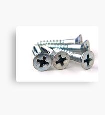 Silver Screws Leinwanddruck