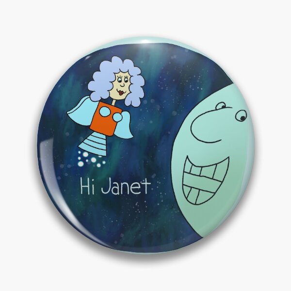 Item preview, Interplanet Janet - Hi designed and sold by 13thFloorDesign.
