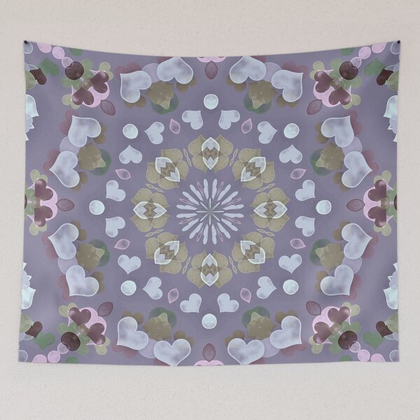 Item preview, Faded Hearts Kaleidoscope designed and sold by Dawne's Designs.