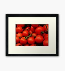 Red Tomatoes Framed Print