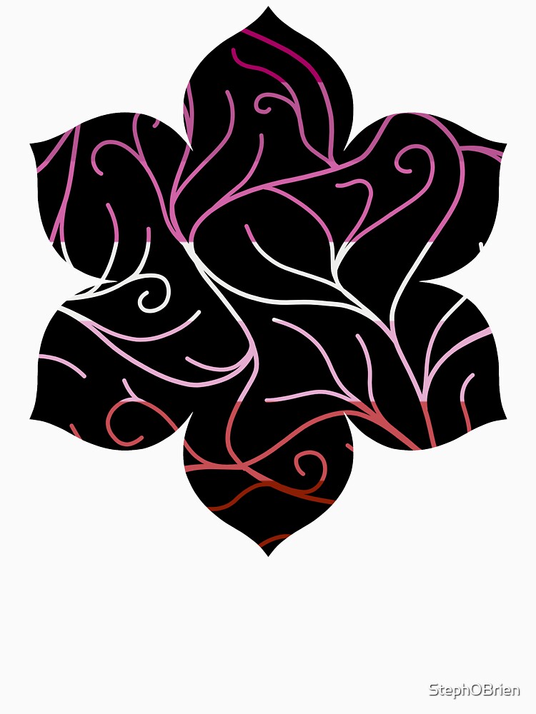 Black Velvet, Lesbian Flag Vines by StephOBrien