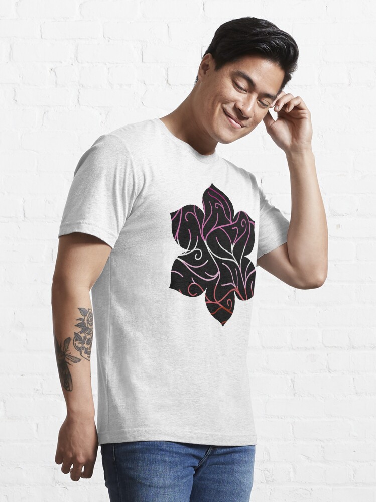 Alternate view of Black Velvet, Lesbian Flag Vines Essential T-Shirt
